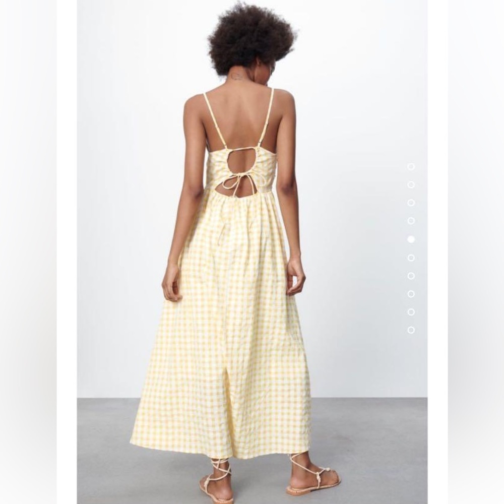 GINGHAM DRESS - Picture 3 of 6